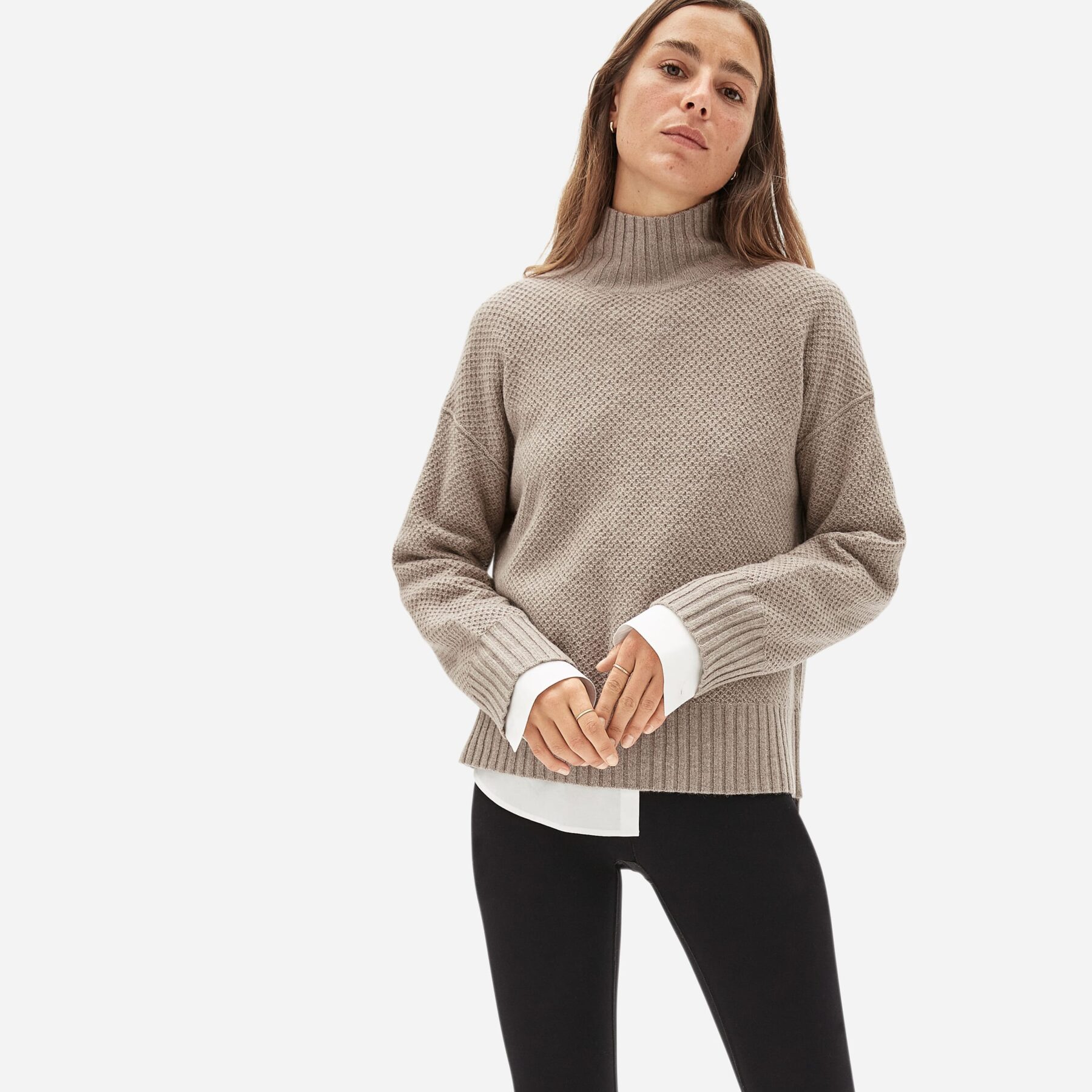 Brown Women's Sweater – תמונה 3