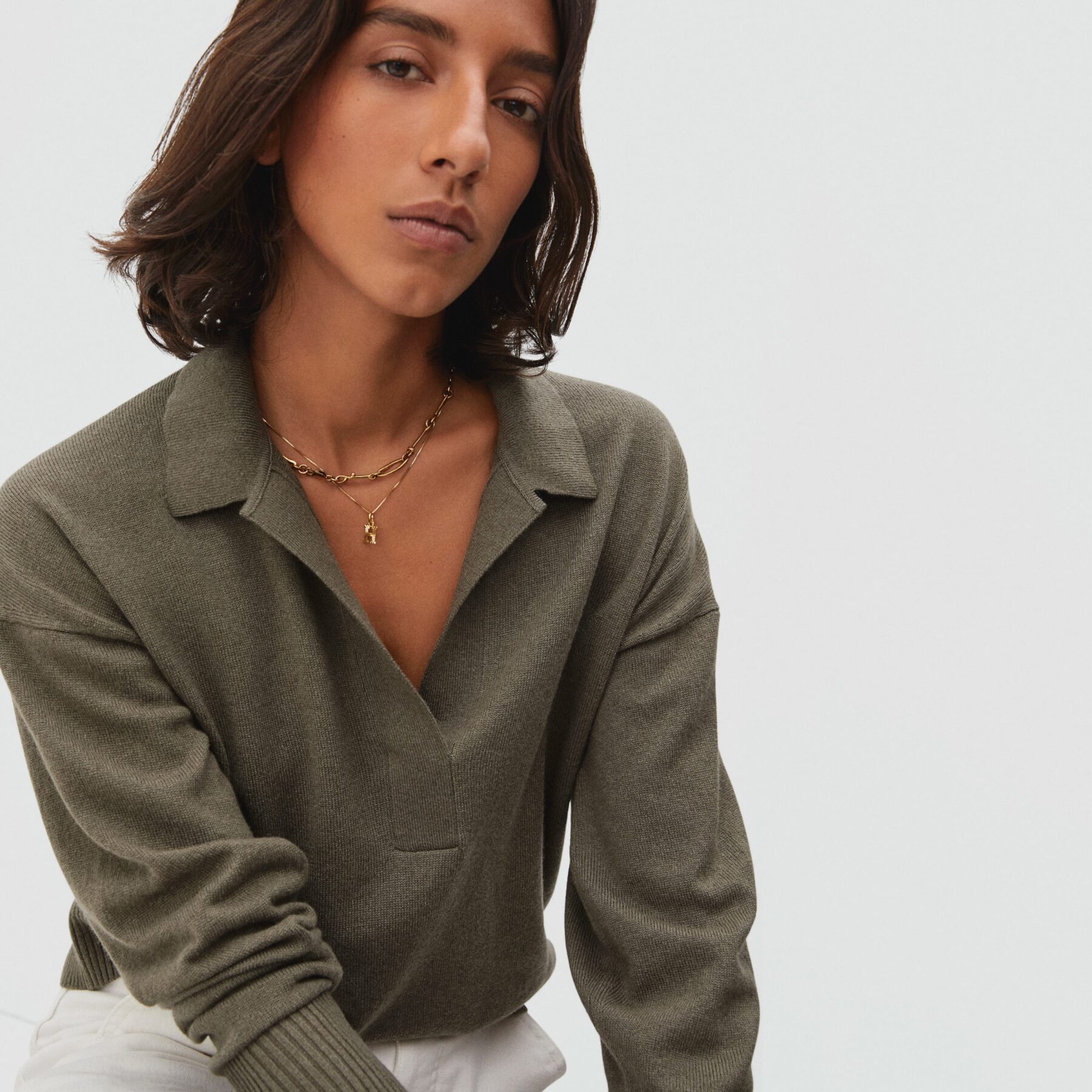 Green Oversized Crew – תמונה 4